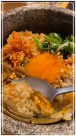 BIBIMBAP | KOREAN RICE DISH #shorts