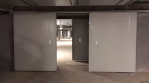 Откатные (сдвижные) противопожарные ворота EI60 на паркинг