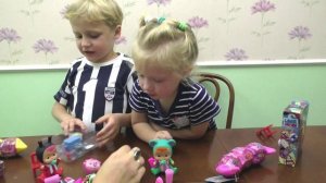 Распаковка мини куколок малышек и горошков с куколками