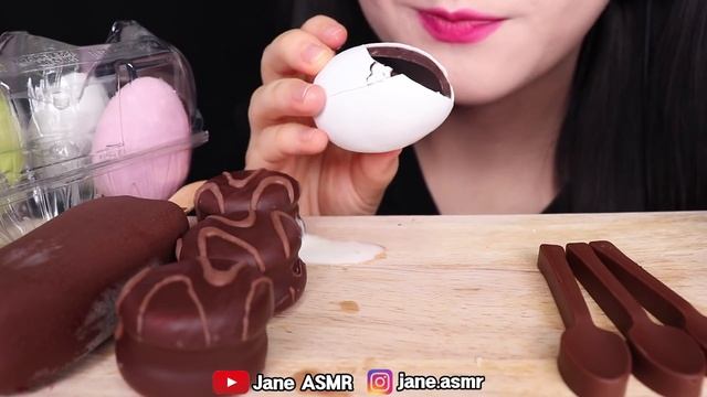 CHOCOLATE DESSERT MUKBANG 초콜릿 디저트 먹방 JANE ASMR 제인 смотреть онлайн