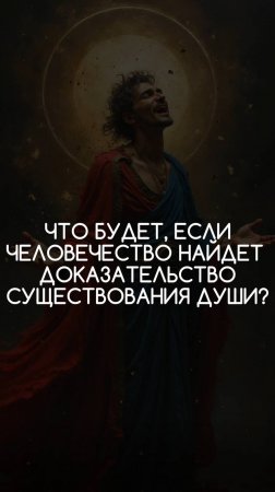 Что произойдет, если человечество найдет доказательства существования души?