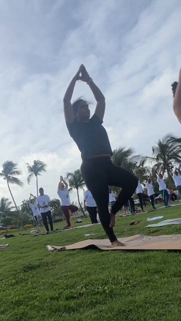 International Yoga day in Cayman Islands #yoga #yogaday #yog #InternationalYogaDay #shorts 🧘