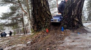 MST CMX JEEP Wrangler YJ, заезд класса 0 на соревнованиях RCTEG Зимний триал 2025
