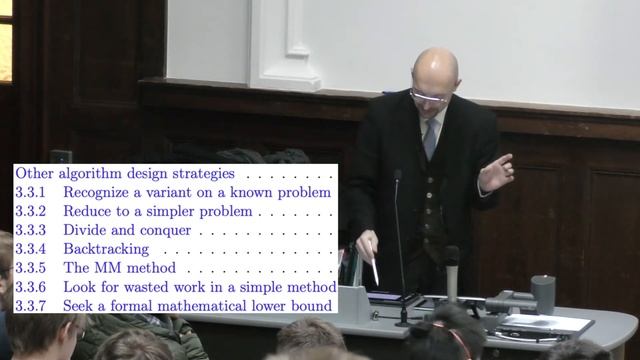 Algorithms: algorithm design strategies