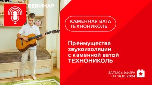 Преимущества звукоизоляции с каменной ватой ТЕХНОНИКОЛЬ