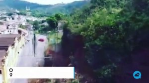 Сход оползня в Ору-Прету (Минас-Жерайс, Бразилия, 13.01.2022)