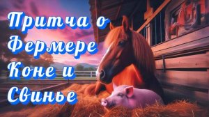 ПРИТЧА О ФЕРМЕРЕ, КОНЕ И СВИНЬЕ