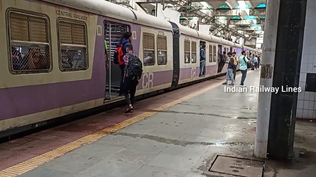 Mumbai Local EMU Train Speed Running at Nerul Station Harbour Line @IndianRailwayLines