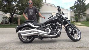 2009 Yamaha Raider Stock Exhaust vs Cobra Swept