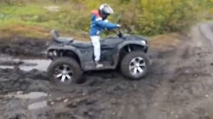 Застрял на квадроцикле и выехал!!!
