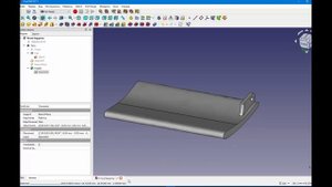 FreeCad Ручка бардачка