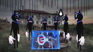 Мать Мегафон и много Мультяшных котов на заброшках.