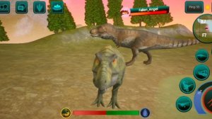 Онлайн Динозавры Симулятор ЗД. Играю за Тираннозавра