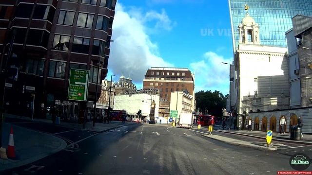 UK 🇬🇧 | Marlin Waterloo hotel to Harrods, Brompton Rd, London driving video