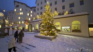 СТ. МОРИЦ 🇨🇭🎄❄️Волшебная рождественская вечерняя пешеходная экскурсия в Санкт-Морице, Швейцария❄️