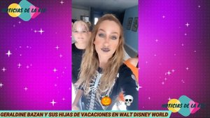 GERALDINE BAZAN CON SUS HIJAS,HALLOWEEN EN DISNEY. NOTICIAS DE LA RED.