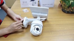 SHIWOJIA 4G Solar Security Camera 582