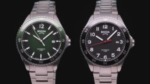 Механические часы Boccia Titanium 3653-01, 3653-02