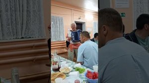Владимир Павлович Глазунов на встрече гармонистов в Криуше.