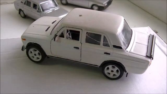 ваз 2106, шестерка,тюнинг масштабных моделей,