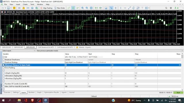 Forex EA CAP Breakout Robot mt5 tutorial