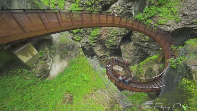 ЛИХТЕНШТЕЙНКЛАММ, АВСТРИЯ 🇦🇹 - Самая красивая прогулка по ущелью Австрии