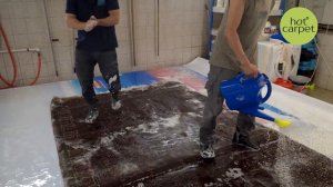 Стираем Туркменский ковер /Эксклюзив от Hot Carpet / Стирка ковров Москва