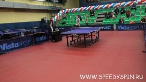 Цветков-Старина. Чемпионат Санкт-Петербурга по настольному теннису 2025. FHD