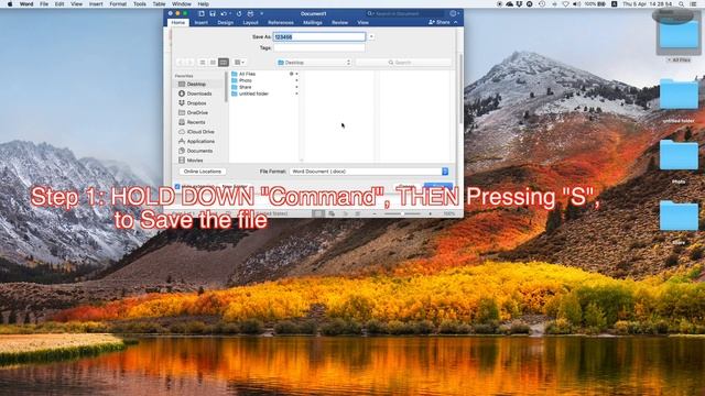 macOS Save Keyboard Shortcuts Demo смотреть онлайн