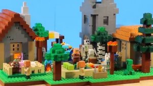 I BUILT a LEGO Minecraft Village…