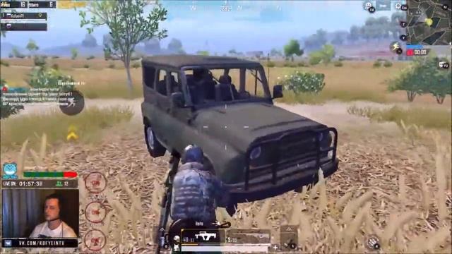 PUBG MOBILE: Взял топ-1 в соло против сквадов с 15 киллами! pubg pabg пубг пабг KofyeinTV Kofyein