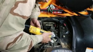 Обрезание по христиански !!!!пластика Yamaha Grizzly 2010.