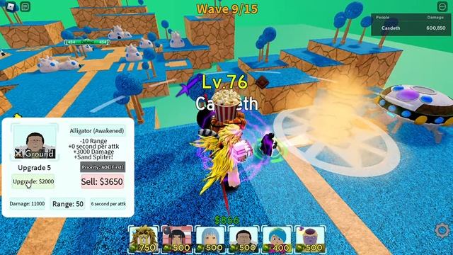 Roblox All star tower defend #12 รีวิว Alligator(Awaken)(คลิปดอง)(2/2) смотреть онлайн