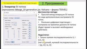 Тестирование Цифровой подстанции