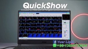 YUER™️ Professional Laser Show Designer Light Control Syetem Pangolin FB3 QuickShow Software