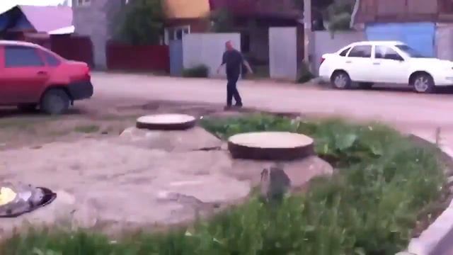 Психованный пьяный!