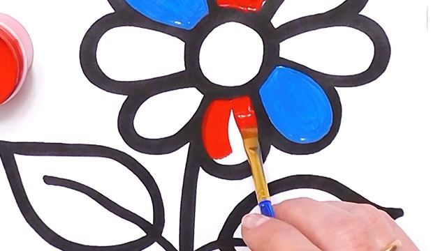 Нарисуем волшебный цветок! смотреть онлайн