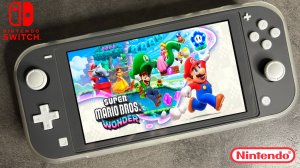 Super Mario Bros. Wonder Nintendo Switch Lite Gameplay