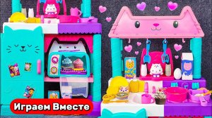 Играем в игрушки из мультиков ! Детская кухня ! Хеллоу Кити ! Развивающие видео для детей
