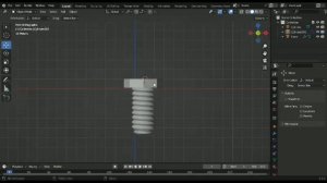 Blender tutorial for beginners modeling screw in blender 3.4
