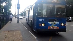 Орёл Троллейбус Зиу 682 маршрут номер 6