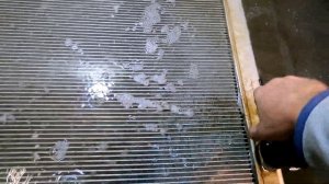 Алюминиевый радиатора КАМАЗа после некачественного антифриза