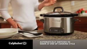 Calphalon Stainless Steel Digital Electric Slow Cooker