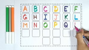 Capital ABCD in Writing, A To Z Spelling, abcdefghijklmnopqrstuvwXyz (Class - 01)