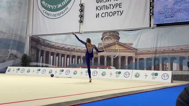 Полное выступление с обручем Александры Борисовой из Москвы на чемпионате Санкт-Петербурга!