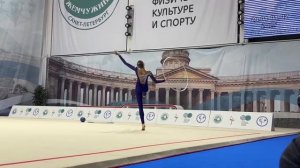 Полное выступление с обручем Александры Борисовой из Москвы на чемпионате Санкт-Петербурга!