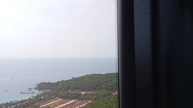 Канатная дорога на остров Хон Тхом, Фукуок, Вьетнам. смотреть онлайн