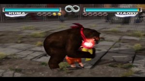 Tekken Tag Kuma Bear Bites Xiaoyu Red Outfit