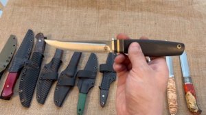 Финки с рукоятью «сучок» и ножи в кайдексе!