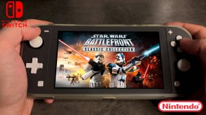 STAR WARS Battlefront Classic Collection Nintendo Switch Lite Gameplay